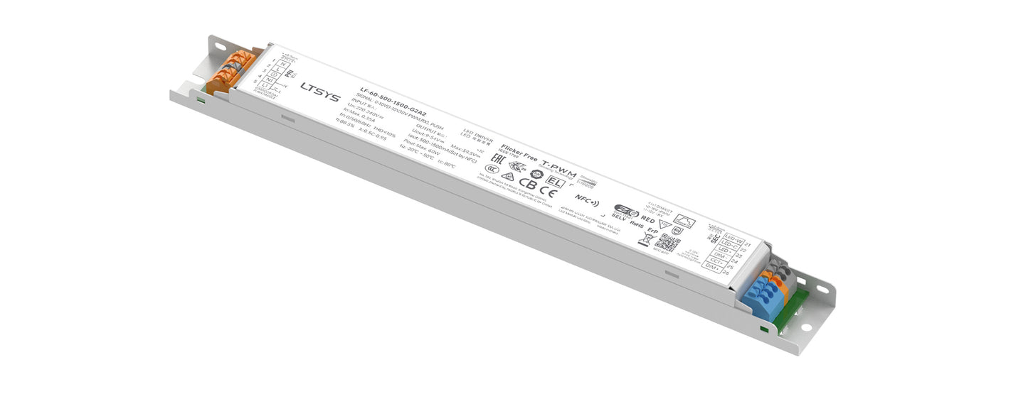 [China] LTECH 0-10V Tunable White Consant Current NFC Full Instruction Programmable Rubycon LED Driver