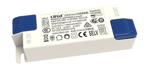 LIFUD CC Flicker-Free LED Driver for Panel Light LF-GIF040YAⅡ-Ballast /Drivers-DELIGHT OptoElectronics Pte. Ltd