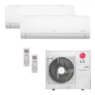 LG SYSTEM 2 (ALPHA + WIFI) R32 INVERTER AIRCON (5 TICKS) SUPPLY ONLY