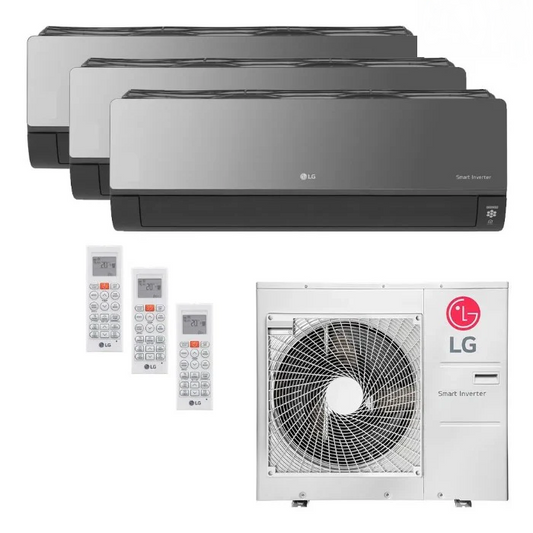 LG SYSTEM 3 (ARTCOOL + WIFI & IONIZER) R32 INVERTER AIRCON (5 TICKS) SUPPLY ONLY