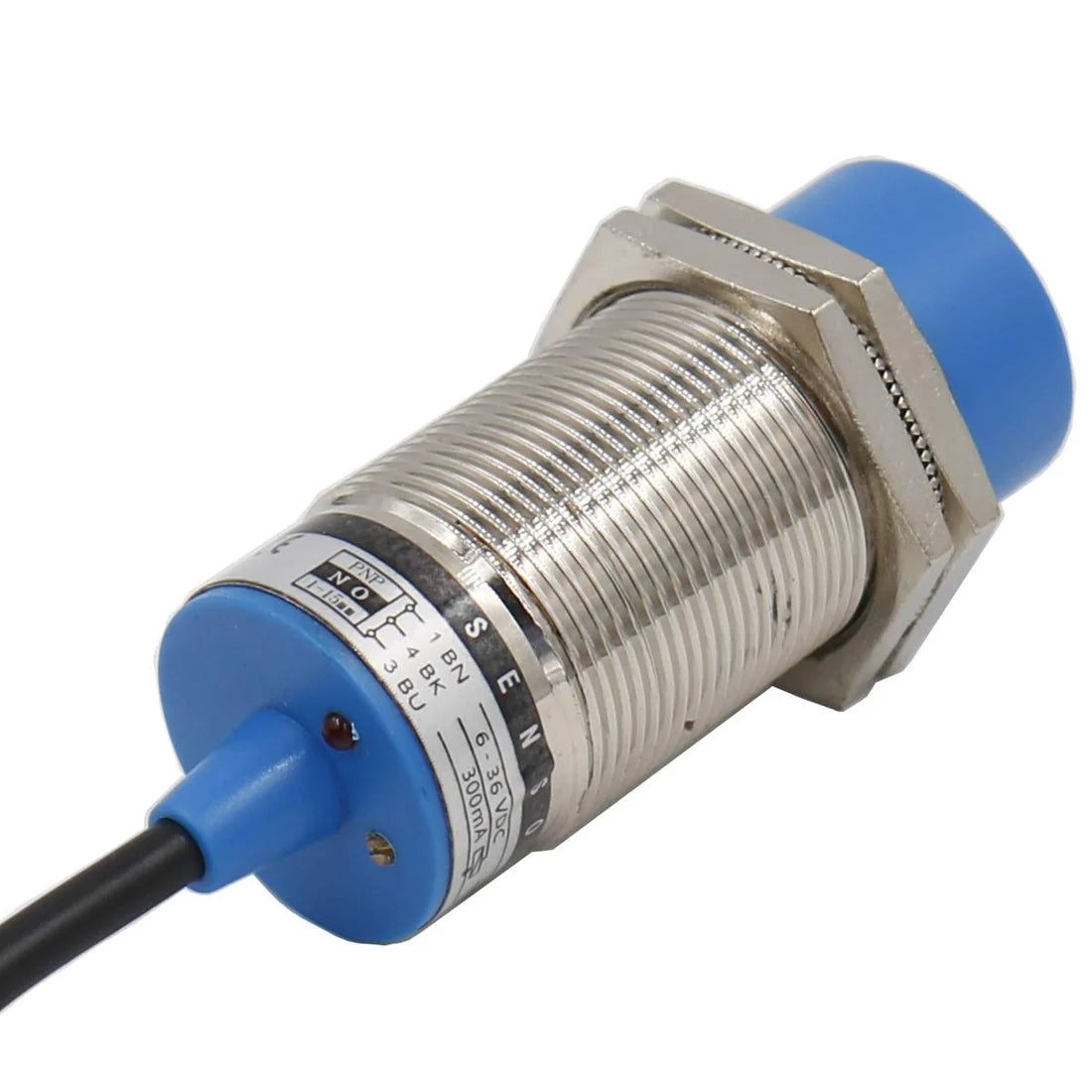 Baomain Capacitance Proximity Sensor Switch LJC30A3-H-Z/BY DC 10-30V 200mA NO 3-wire PNP Detector 20mm