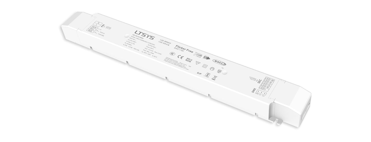 [CHINA] Ltech Constant Voltage 150W 24V DALI /DMX RGBW LED Driver x4Pcs