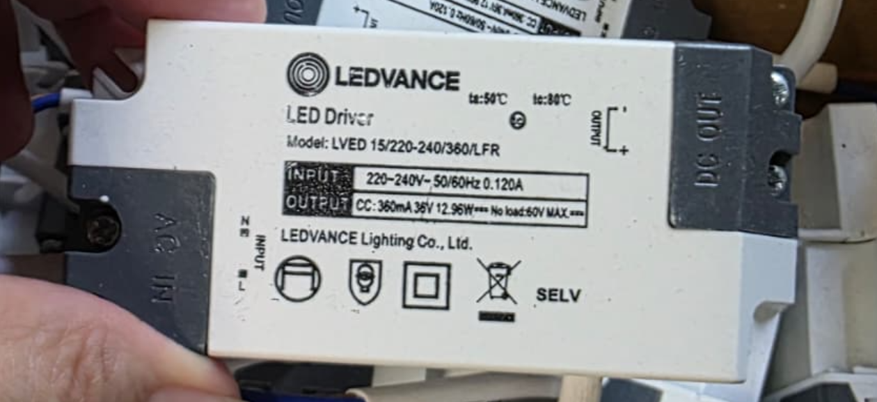 LEDVANCE LVED 15/220V-240/ 360 LFR Driver