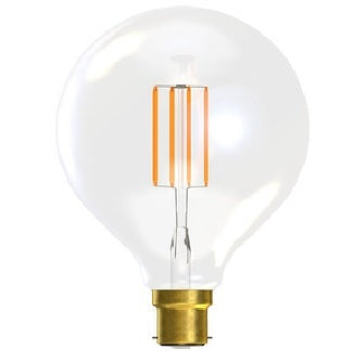 [EU] Bell Lighting LED Large 4W 2700K B22 Clear Globe Filament x10Pcs