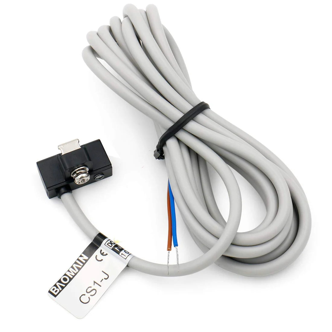Baomain Pneumatic Cylinder Magnetic Approach Reed Switch CS1-J DC10-30V 200mA 2 Wire