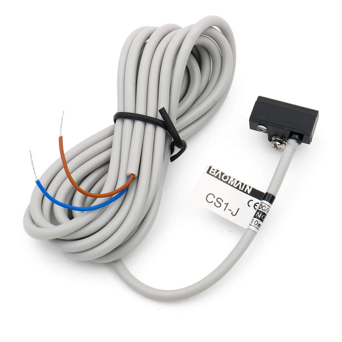 Baomain Pneumatic Cylinder Magnetic Approach Reed Switch CS1-J DC10-30V 200mA 2 Wire