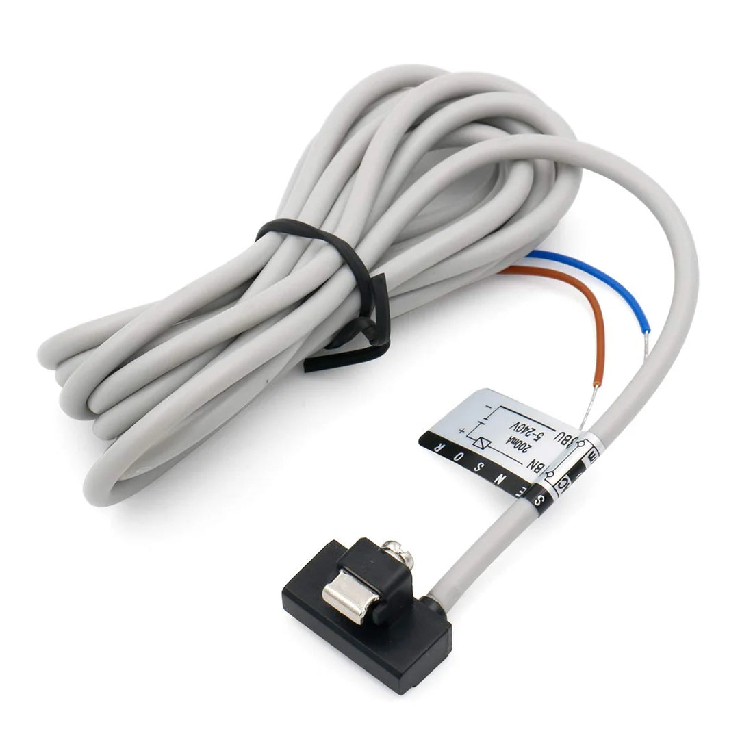 Baomain Pneumatic Cylinder Magnetic Approach Reed Switch CS1-J DC10-30V 200mA 2 Wire