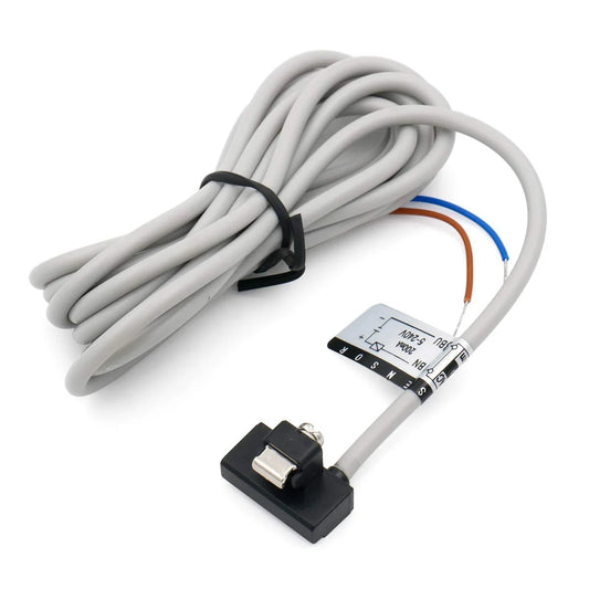 Baomain Pneumatic Cylinder Magnetic Approach Reed Switch CS1-J DC10-30V 200mA 2 Wire