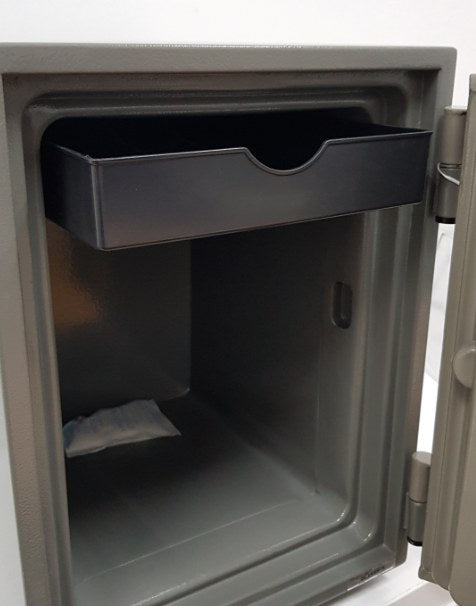 Morries vertical fire resistant safe interior tray