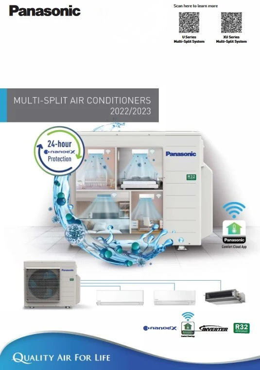 PANASONIC X-PREMIUM SYSTEM 4 R32 INVERTER AIRCON (5 TICKS) (SUPPLY ONLY)