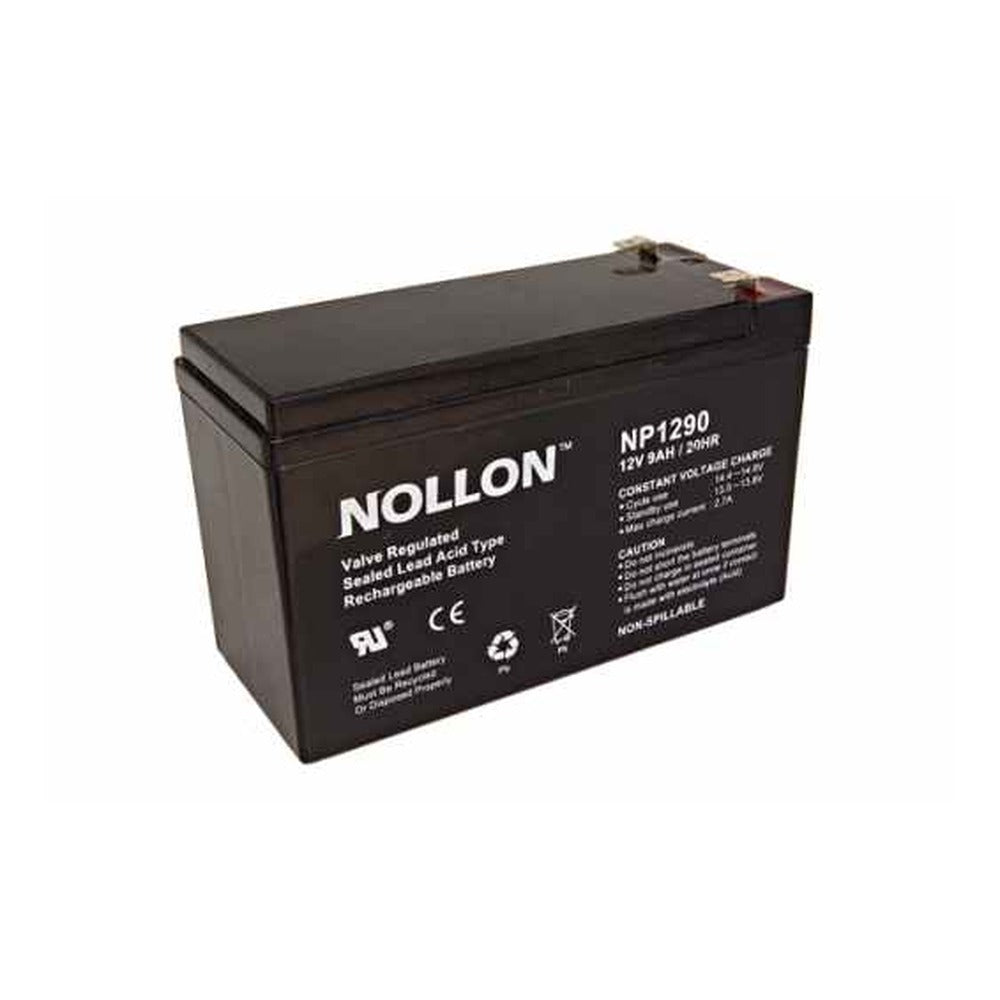 Nollon NP1290 12V 9Ah sealed lead acid VRLA battery