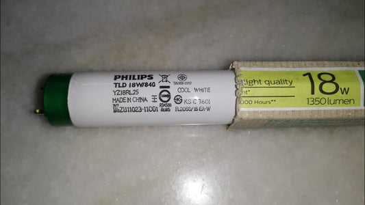 PHILIPS TL-D T8 2FT 18W/840 COOL WHITE FLUO TUBE x10pcs