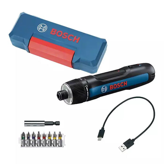 BOSCH 3.6V Cordless Screwdriver Kit – 360 RPM, USB Charging, Compact &amp; Lightweight