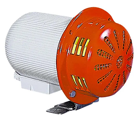 RS PRO superCELERE Series Siren Wall 240V ac, IP43 114 dB @ 1m, AC/DC, 1-Tone