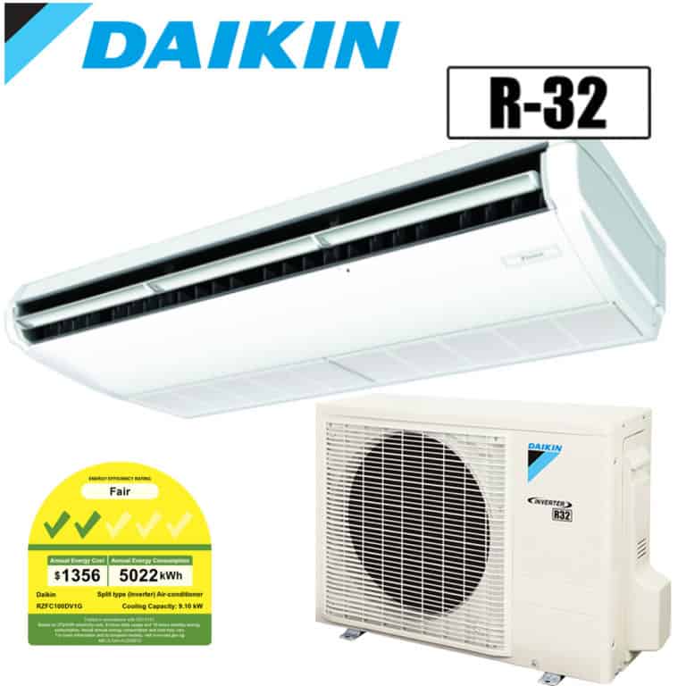 Daikin System 1 Inverter Ceiling Suspended Air Conditioner with Wired Controller - SINGLE C/S