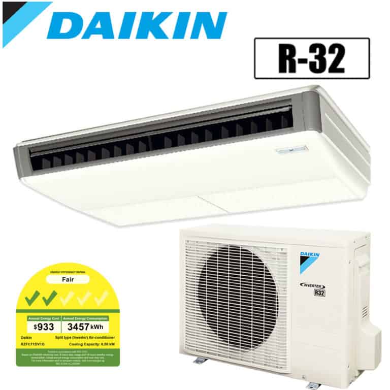 Daikin System 1 Inverter Ceiling Suspended Air Conditioner with Wired Controller - SINGLE C/S