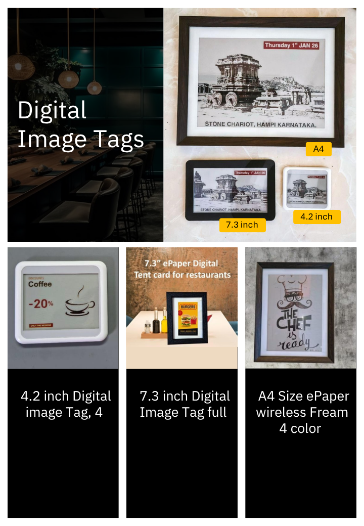 7.3 Inch Digital Image Tag – Full Color Smart Display – DELIGHT ...