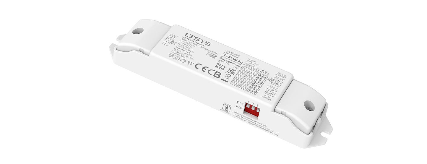 [China] LTECH 12W 0/1-10V Consant Current Dimmable Rubycon LED Intelligent Driver x 16Pcs