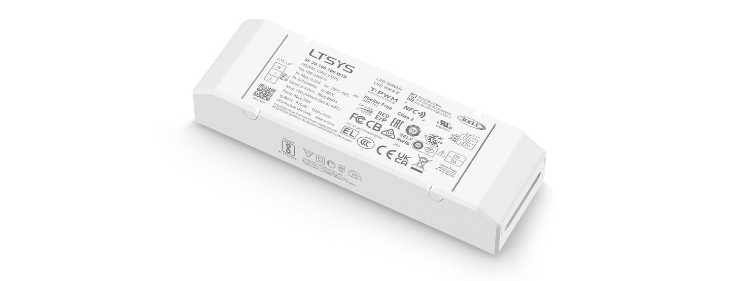 [China] Ltech DALI Constant Current Dimmable NFC Full Instruction Programmable UL Certification Rubycon Driver