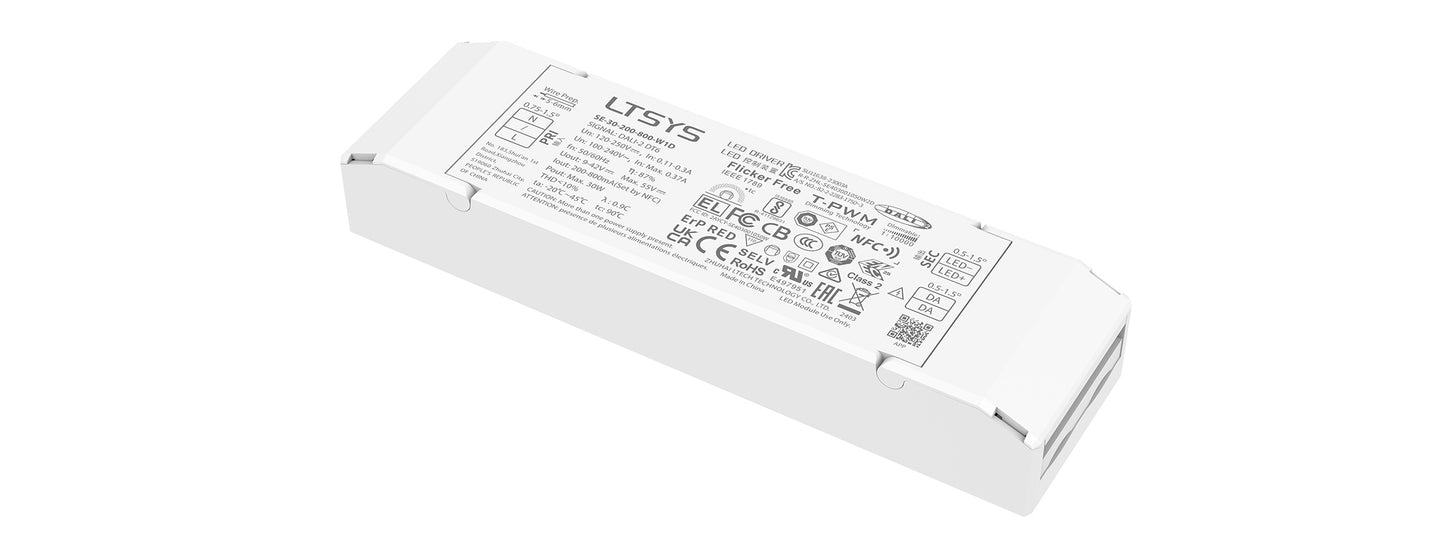 [China] Ltech DALI Constant Current Dimmable NFC Full Instruction Programmable UL Certification Rubycon Driver