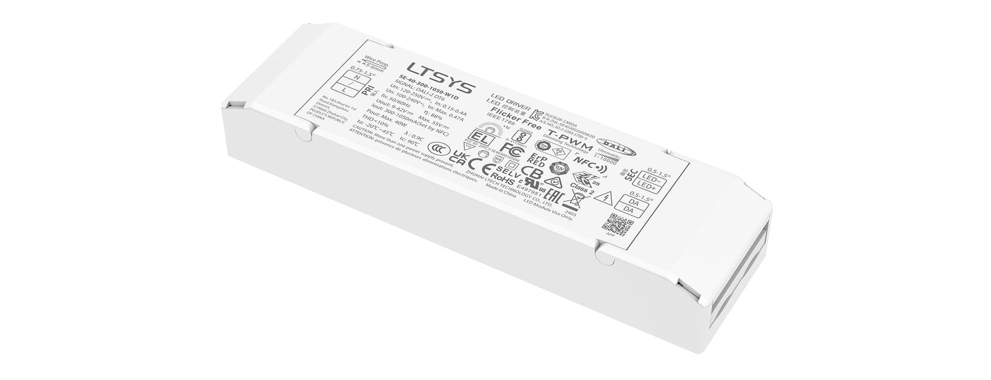 [China] Ltech DALI Constant Current Dimmable NFC Full Instruction Programmable UL Certification Rubycon Driver