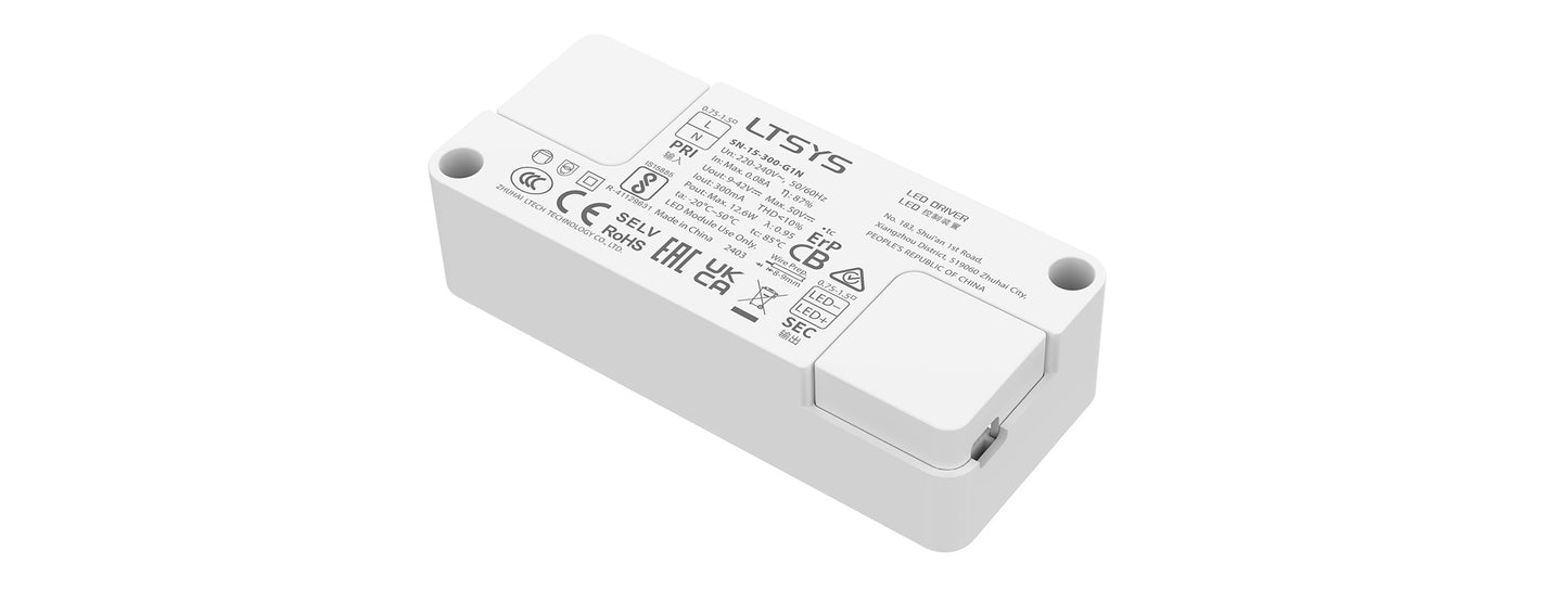 [China] LTECH 15W Constant Current Ultra Small ON/OFF Non Dimmable LED Driver x 44Pcs