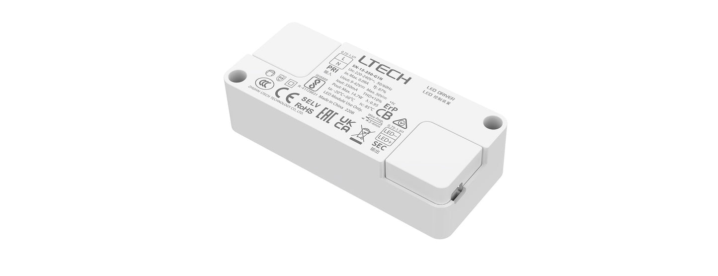 [China] LTECH 15W Constant Current Ultra Small ON/OFF Non Dimmable LED Driver x 44Pcs