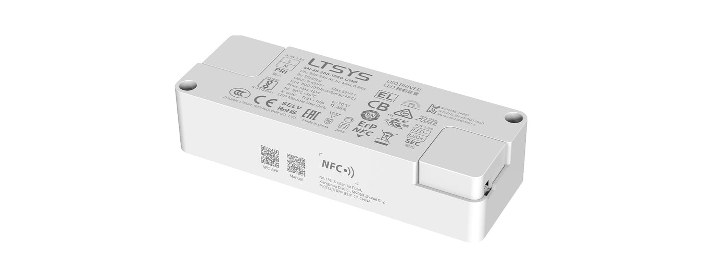 [China] LTECH Constant Current Ultra Small ON/OFF NFC Programmable Soft Start LED Driver