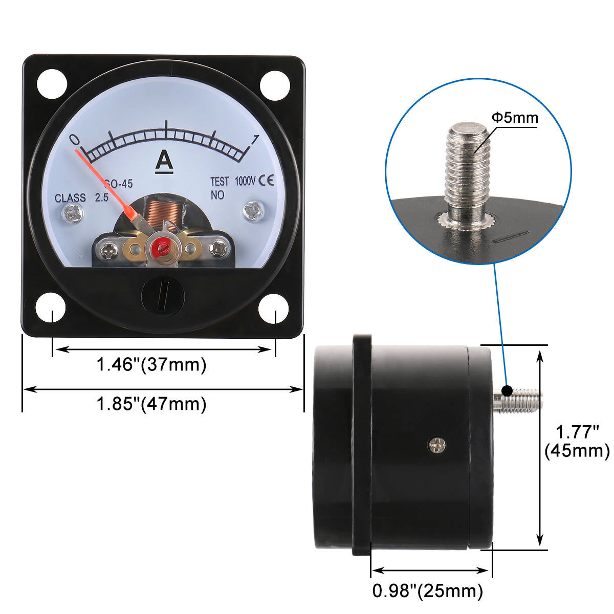 Baomain SO-45 analog ammeter