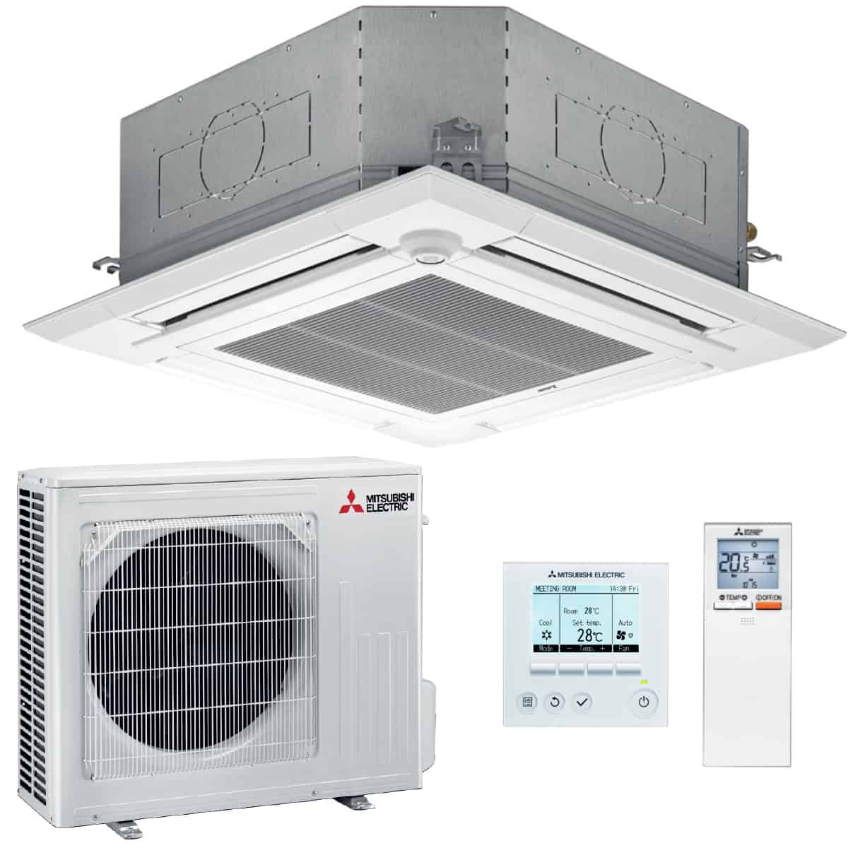 Mitsubishi Electric Starmex Inverter Ceiling Cassette - SINGLE C/C