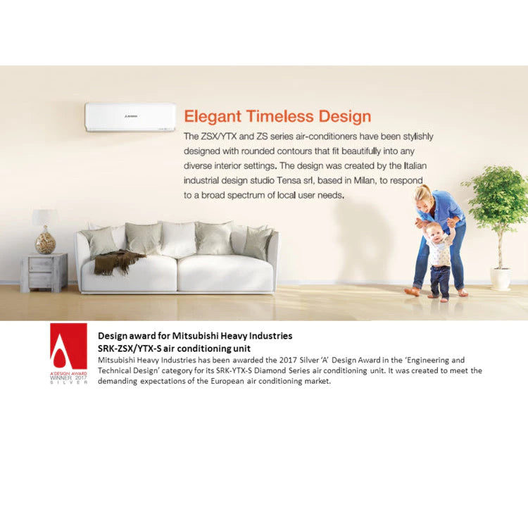 MITSUBISHI HEAVY INDUSTRIES SYSTEM 1 R32 INVERTER AIRCON (SUPPLY ONLY)