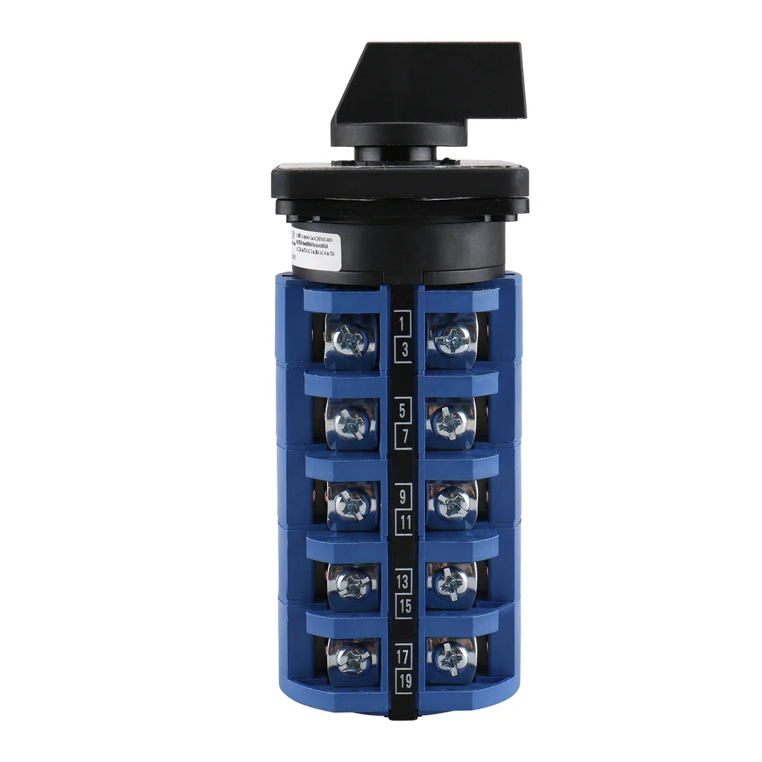 Baomain Universal Rotary Changeover Switch SZW26-63/D505.5 660V 63A 3 Position 5 Phase