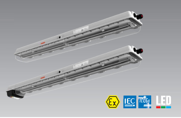 CZ Elite 1866/211S LED 2026 we B 5B 17 K B2 +D621 /304 2x26W Led Linear Light Fitting