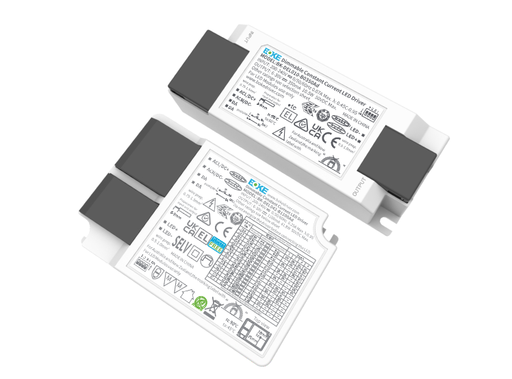 Boke 23W 600ma DALI-2+pushDIM Dimmable Constant Current LED Driver x5pcs