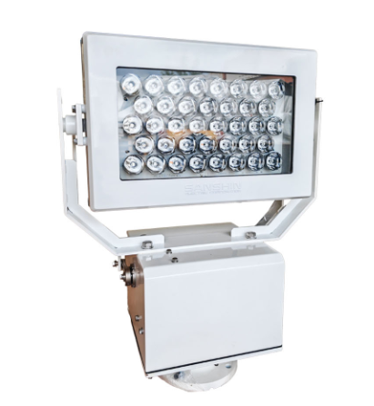 SANSHIN ELC400-20 REMOTE CONTROL LED SEARCHLIGHT AC220V C/W RCB-904J-1 JOYSTICK CONTROL PANEL (4M CD)