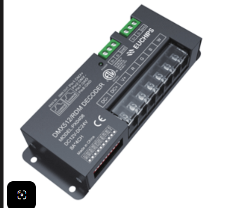 [China] Euchips PX0408 DMX512/RDM RGBW Decoder x10pcs