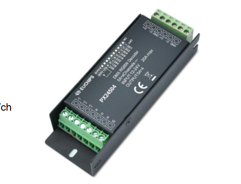 [China] Euchips PX24504 DMX RGBW DecoderX10