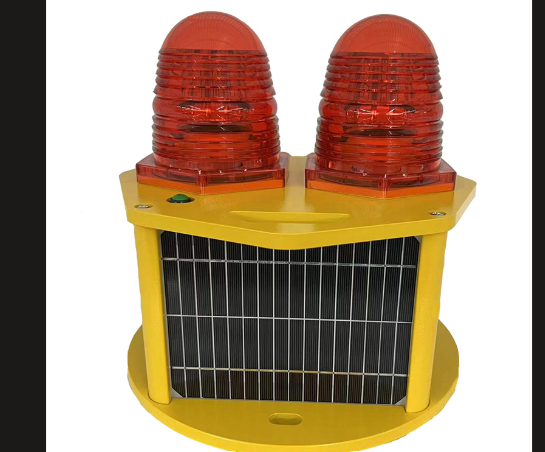 CST CS-810-T-S4 Solar Powered Low Intensity Double Aviation Obstruction Light Type B