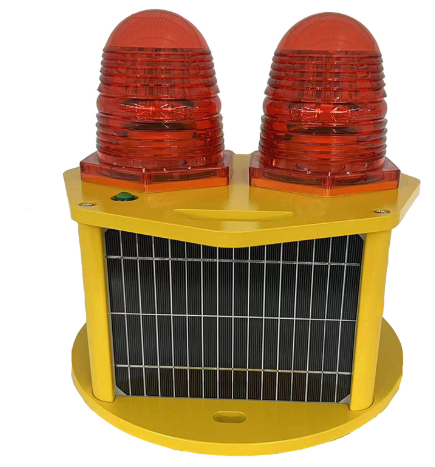 CST CS-810-T-S4 Solar Powered Low Intensity Double Aviation Obstruction Light Type B