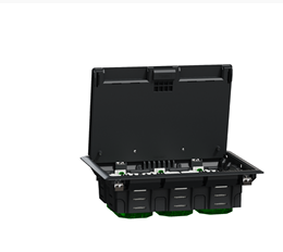 Schneider Electric Grey 6 Compartment Rectangular, 275 mm x 200mm 70 mm Empty box