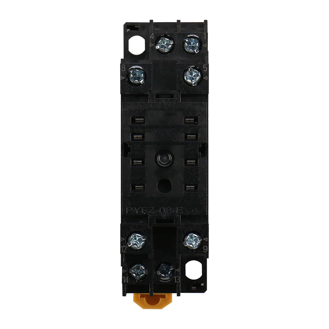 Baomain DIN Mount Relays socket PYF08A Front Connectin, DIN-Track/Screw Mounting socket working for MY2N, HH52P, H3Y-2 Series Relaysx10PCS