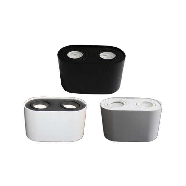 BK GU10 Surface Mounted Spot Light Fitting Without Bulb