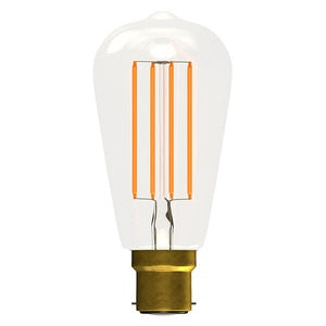 [EU] Bell Lighting Led 4W 2700K B22 Non Dimmable Squirrel Cage Clear Filament Bulbx10Pcs