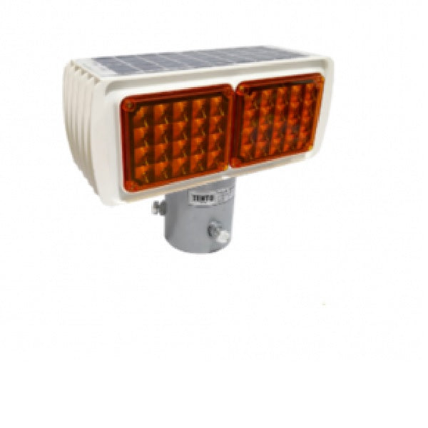 TENTO Yellow Solar LED Strobe Light-Fixture-DELIGHT OptoElectronics Pte. Ltd