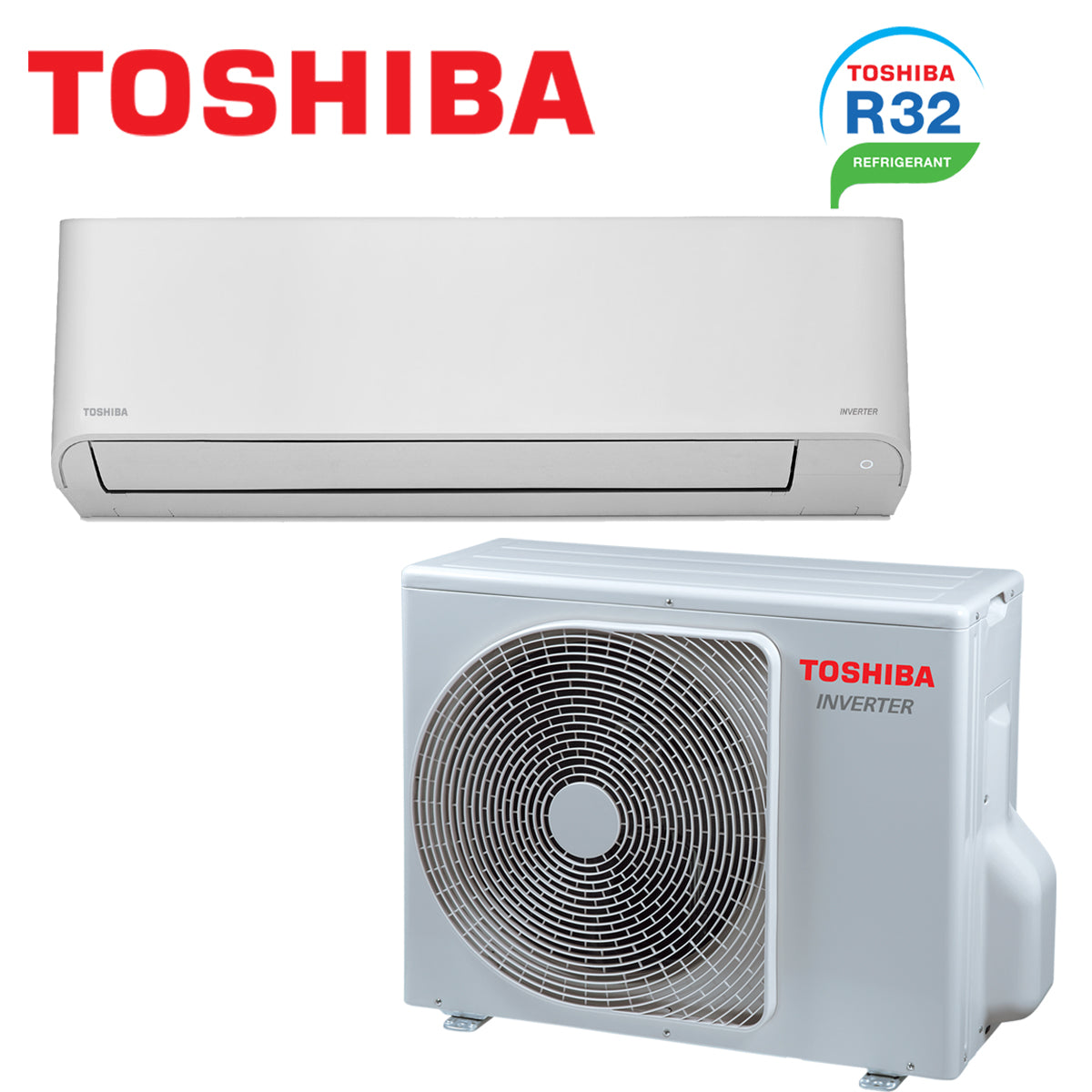 TOSHIBA SYSTEM 1 R32 INVERTER AIRCON (5 TICKS) - SUPPLY ONLY