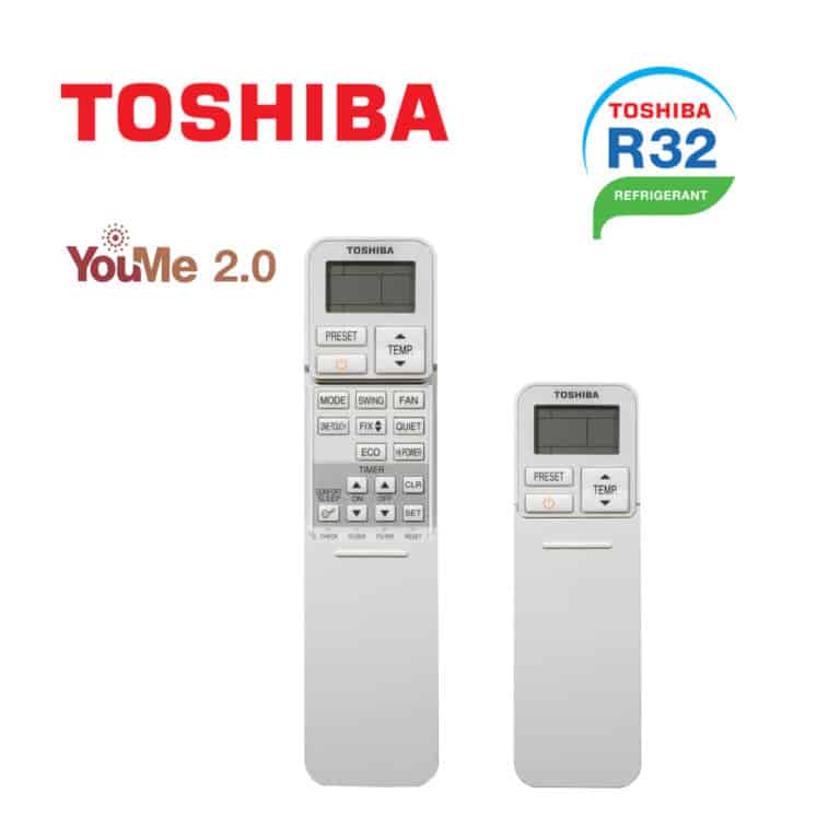 TOSHIBA YOUME SYSTEM 5 R32 INVERTER AIRCON (5 TICKS) - SUPPLY ONLY