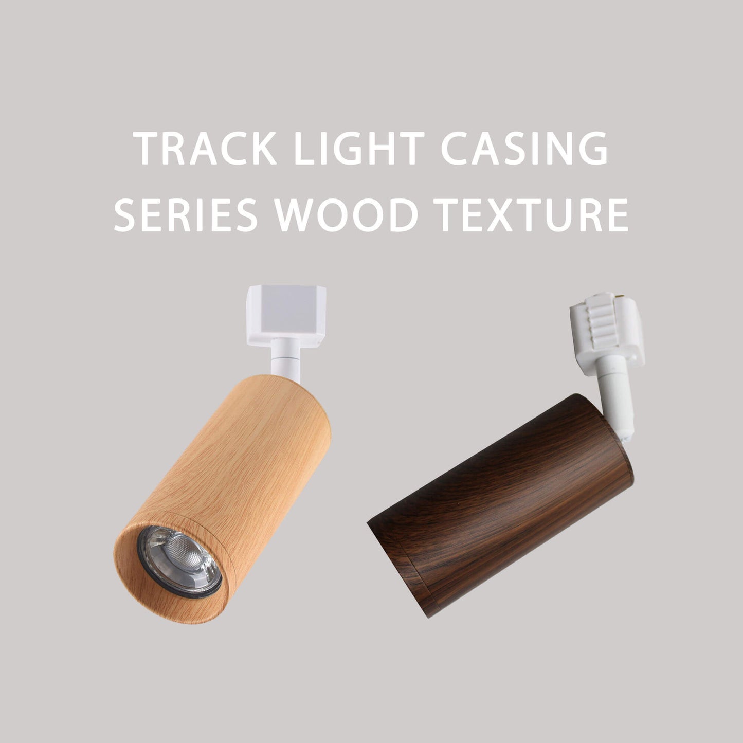 BK TL-FTG GU10 Round TRACK LIGHT Fitting only