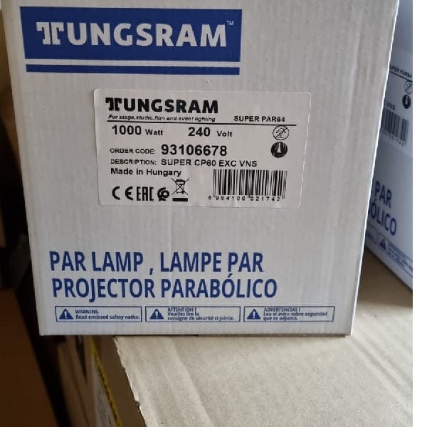 Tungsram PAR 64 SUPER CP60 EXC VNS 240V Projector Lamp-Light Bulb-DELIGHT OptoElectronics Pte. Ltd