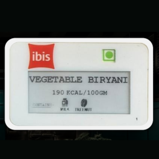 Electronic Shelf Label – 2.9" & 3.52" Digital Buffet Display Tag with Bluetooth BLE