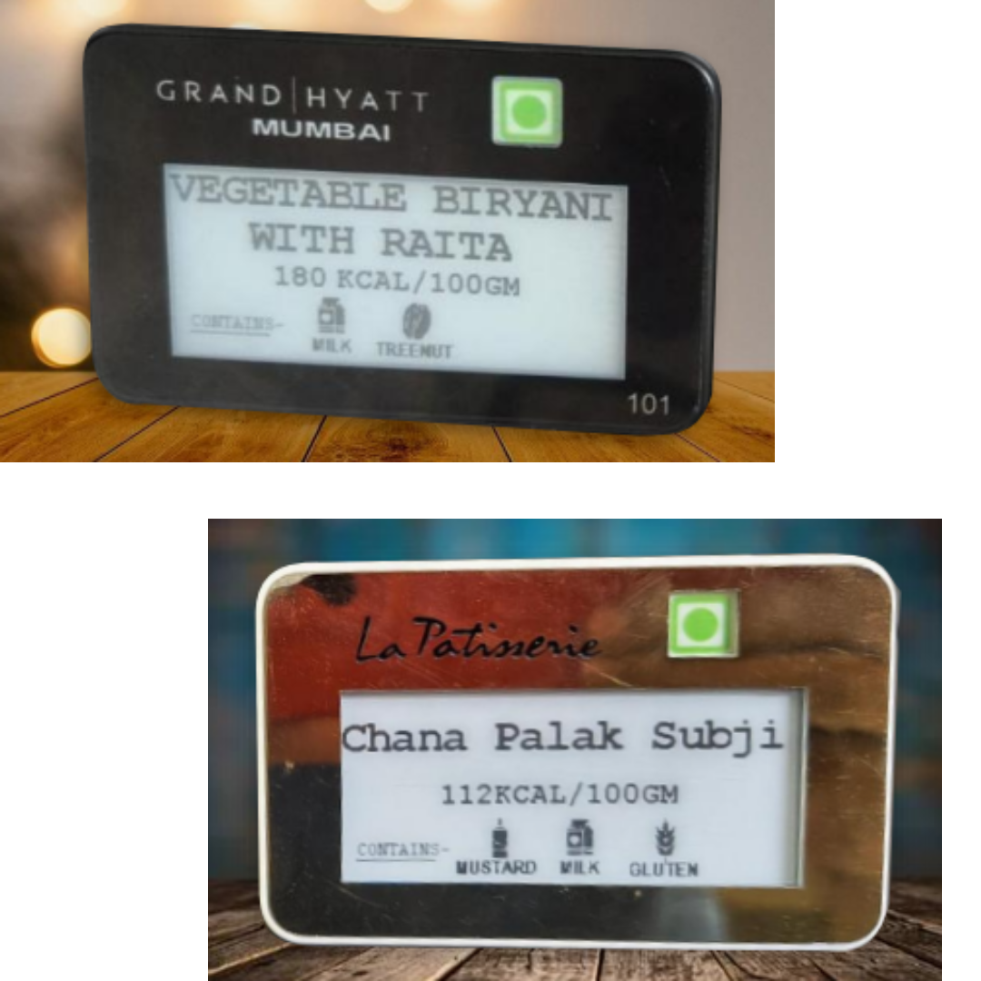 Delight Electronic Shelf Label – 2.9" & 3.52" Digital Buffet Display Tag with Bluetooth E Ink